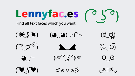 Lenny Face ( ͡° ͡°) — All Text Faces Copy and Paste 👌